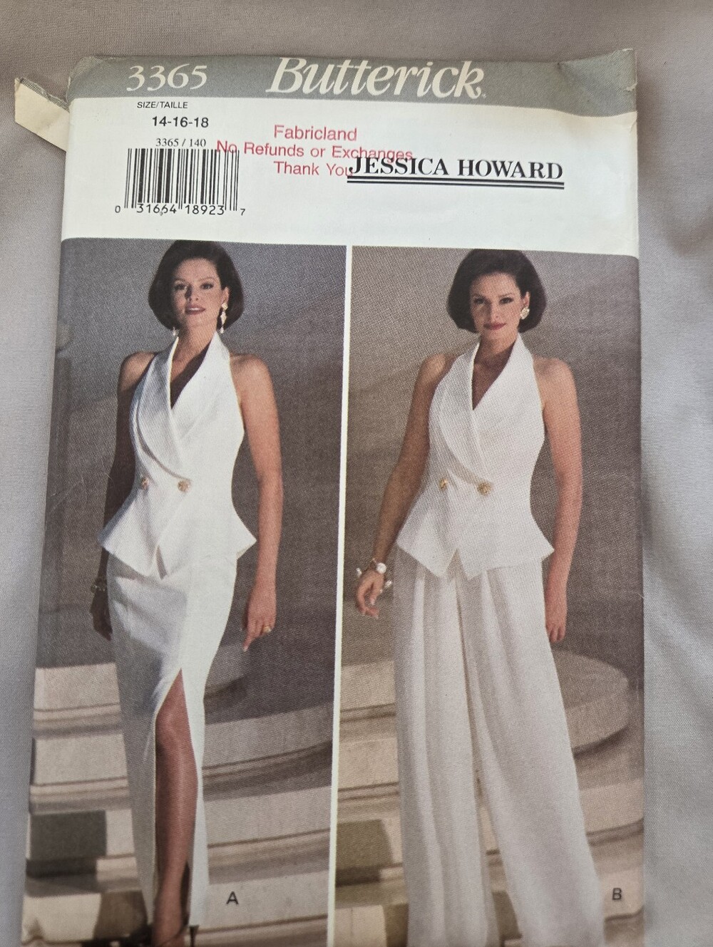 Butterick 3365 Jessica Howard Sewing Pattern
